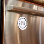 Double Sided Round Circle Dishwasher Magnet Clean Dirty Sign Indicator