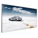 6000 X 1600mm Aluminum Light Box Railway Station Fabric Light Box