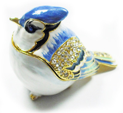 Robin bird Metal Trinket boxes Bird For Wedding Gift Bird Trinkt box