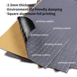Quality 2.5mm aluminum foil automobile vibration reduction pad / Anti Vibration Mat wholesale