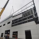 Prefabricated Steel Apartment Building , Light Steel Structure Frame Constructio