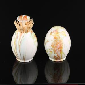 Quality Porcelain Decorative Retractable Automatic Toothpick Holder wholesale