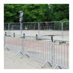 Outdoor Metal Steel Security Fence Panels in Silver for Highway Safety in