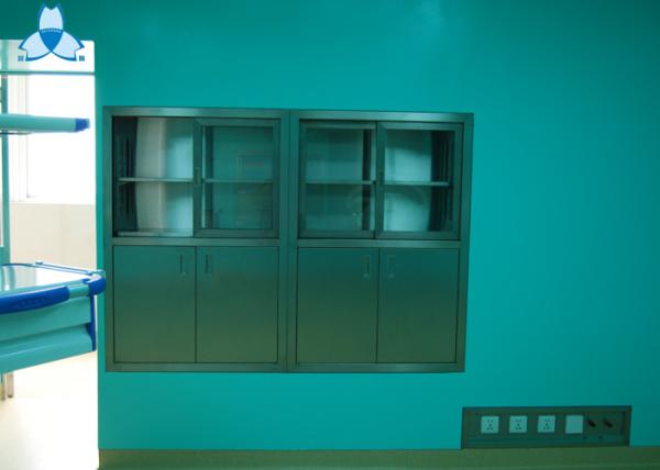 Hospital Air Clean Custom Medicine Cabinets , Anodized Embedded Stainless Steel