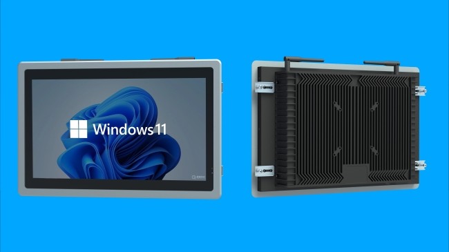 15.6-Inch Sleek Windows Touch Screen for Factory Monitoring and Digital Signage