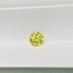 Quality IGI Lab Created Yellow Diamonds 1 Carat Round Diamond wholesale