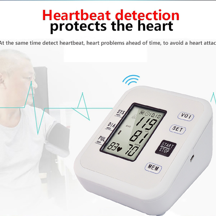 Upper Arm Automatic digital best digital blood pressure monitor bp machine price blood pressure monitor sphygmomanomete