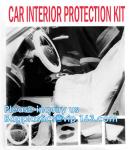 Universal Disposable Transparent Car Seats Cover Car Steering Wheel Covers