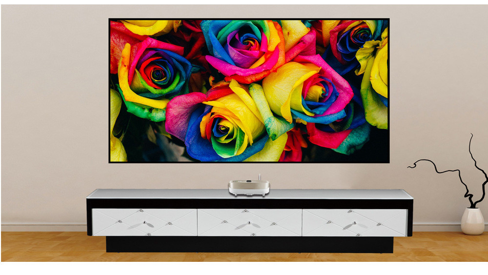 Micro Layers Fixed Frame Screen Edgeless Ambient Light Black Diamond With 1cm Frame