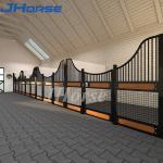 Stainless Steel Frame Equestrian Club Horse Panel Stall Barns Swing Door