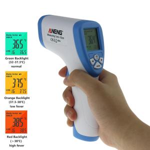 Quality Fever Alarm Handheld Temperature Gun , Portable Non Contact Thermometer wholesale
