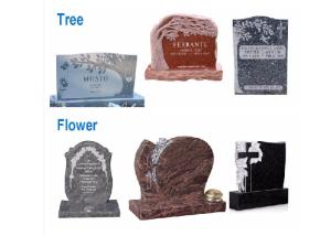 Quality Various Shape Granite / Marble Headstones For Graves , Angel Headstones For Graves wholesale