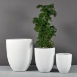 Customizable Fiberglass Flower Planters For Outdoor Gardening Decor