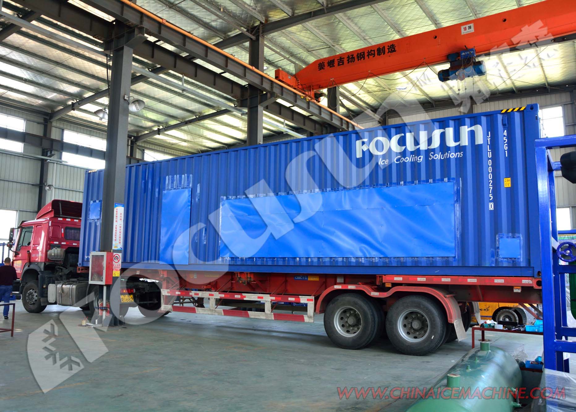 20 Tons Ice Flake Machine with 3600 KG Capacity and 1.5mm-2.2mm Ice Size Guarantee