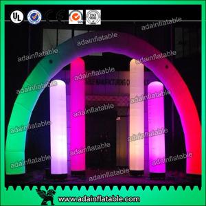Quality 3M Valentine's Decoration Inflatable Arch Lighting Inflatable Column With RGB Color wholesale