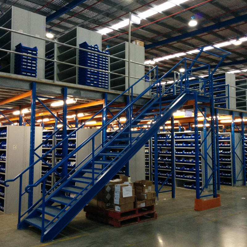 2-3 Levels Mezzanine Storage Rack Multi Level For Customized Warehouse Storage