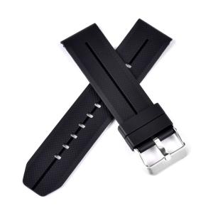 Quality Waterproof TPU Wrist Rubber Watch Strap 22mm Size Quick Release wholesale