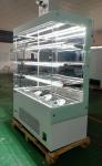 Open chiller showcase, drink open refrigerator