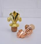 Flower Shape Cork Bottle Stopper For Non Spill Wine And Whisky Bottles Creative