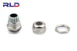 Stainless Steel Metal M16 Waterproof Led Connectors Cable Gland NBR Sealing