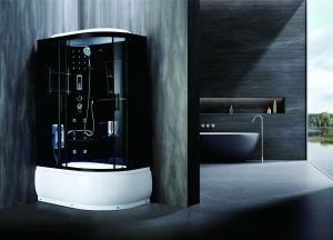 Quality Customizable Shower Room With Matt Black Profile And Tempered Glass For Luxurious wholesale