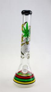 Quality 9.5 Inch 14mm Glass Smoking Water Pipes Female Hand Blown Bongs With Bowl wholesale