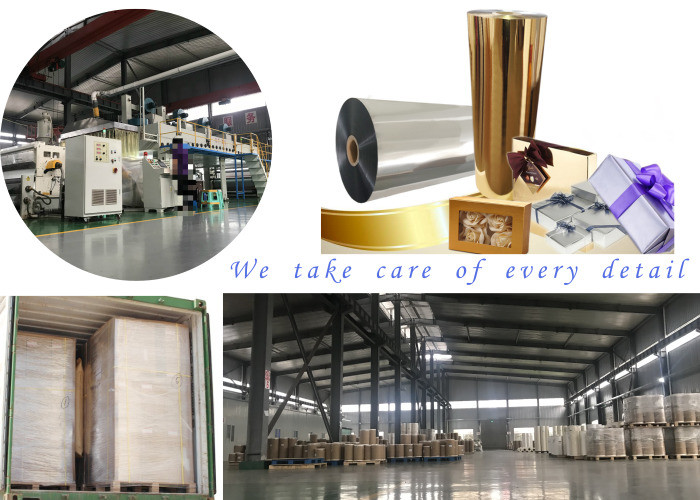 Chemically Treated Polyester Metallized Thermal Laminate Film for Offset Printing