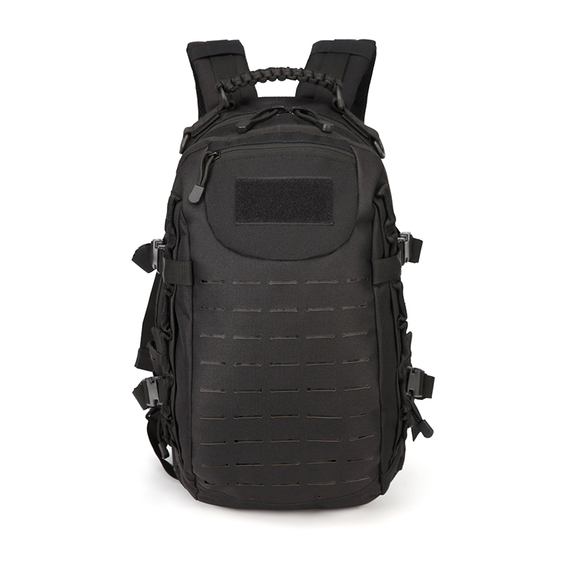 25L 900D Oxford Fabric Waterproof Daysack with Laser-Cut Molle Assorted Logo Accepted