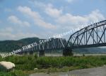 Single Span Surface Painted Truss Style Bridge / Truss Suspension Bridge Anti