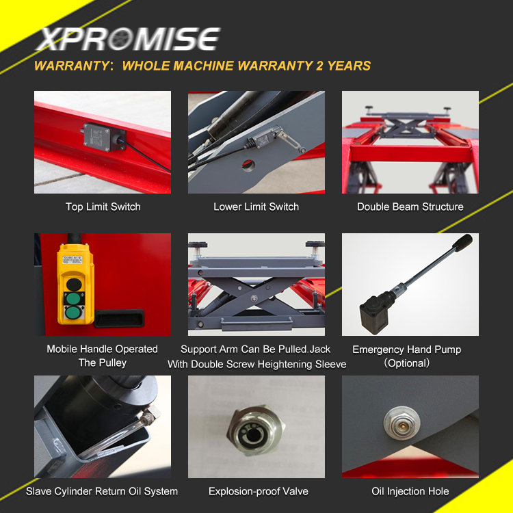 High Quality Auto Car Scissor Alignment Lift