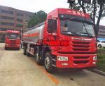 28000 - 35000 Liters Oil Tanker Truck 4 Axles Aluminium Alloy Material