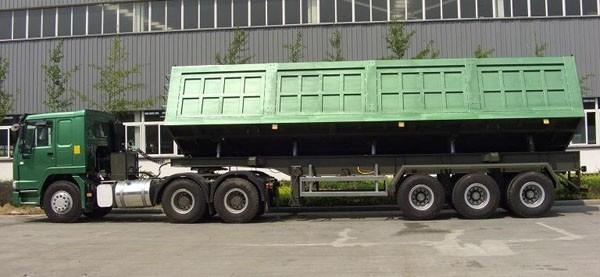 12000X2500X1500mm Tri-Axles Tipper/Side Dump Semi Trailer with HYVA Hydraulic Cylinder