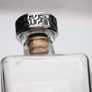 Quality Zinc Alloy Bourbon Liquor Bottle Closures 120g For XO Glass Bottle wholesale