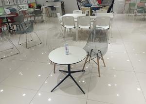 Quality Banquet Clear Acrylic Dining Chairs Beech Legs In Hotel Room wholesale