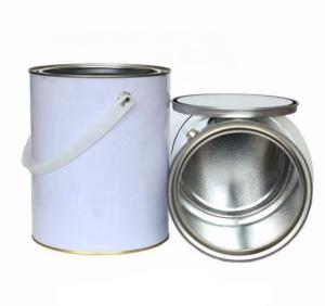 Quality SGS 4 Liter Empty Tin Can With Lid Metal Glue Can wholesale