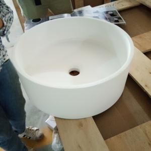 Quality Elegant Look Counter Top Vanity Basins Stain And Chemical Resistance wholesale