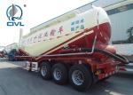 60m3 3AXLES 2LEGS Q345 Particle Material Transport Semi Trailer Trucks / Bulk