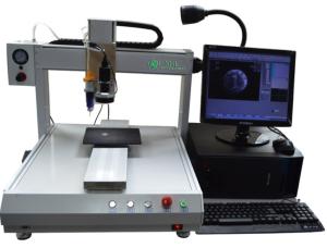 China XHL-HZ331 Intelligent CCD  Vision glue dispenser machine for bonding, filling, coating, sealing, filling, drip on sale
