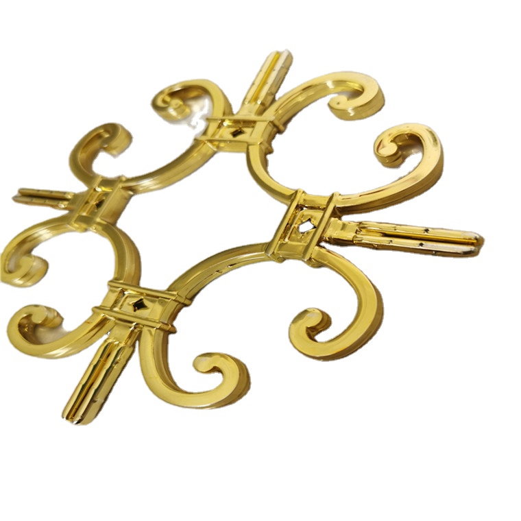 Shine Surface Gold 5*8mm Windows Georgian Bar Decorative Flowers