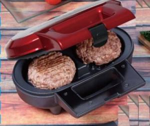Quality 2 Slices Electric Hamburger Maker , 900-1000W Electric Hamburger Press wholesale