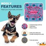 Cotton Rope Nosework Feeding Mat Puzzle Enrichment Snuffle Mat For Puppies Dog