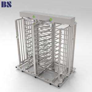 Quality Security Flexible Electronic Turnstile Gates , Acrylic Arm Rotating Security Gates wholesale