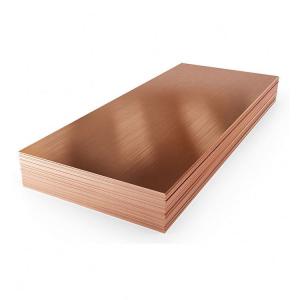 Quality C10100 Copper Sheet Plate C10200 C10300 C10400 Electric Pipe Wire Decoration wholesale