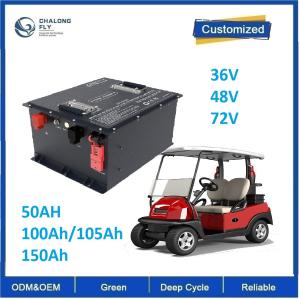 Quality CLF OEM 36V 48V 72V 50Ah 100AH Golf Cart Lithium Ion Batteries Sodium Ion Battery 50ah 100ah 105ah 150ah Lifepo4 wholesale