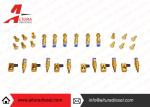 Aviation Aluminum Injector Backflow Connector Golden For Bosch / Denso JY05