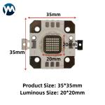 100W 460nm bar tube COB lamp medical for Photon therapy device Blue