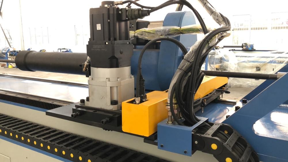 Manual CNC Pipe Bending Machine 3D NC Heavy Duty Square Tube Bender 7.5KW