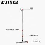 Telescopic Adjustmen Stainless Steel Window Squeegeet Wiper For Shower Door