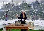 Luxury Event Geodesic Dome Tents Transparent PVC Cover Steel Frame