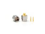 RF Connector Stainless Steel ISMA Male .086/RG405 Cable